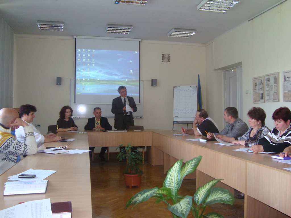 Відкриття навчання за ПППК для вперше обраних старост територіальних громад 23 травня 2016 року.